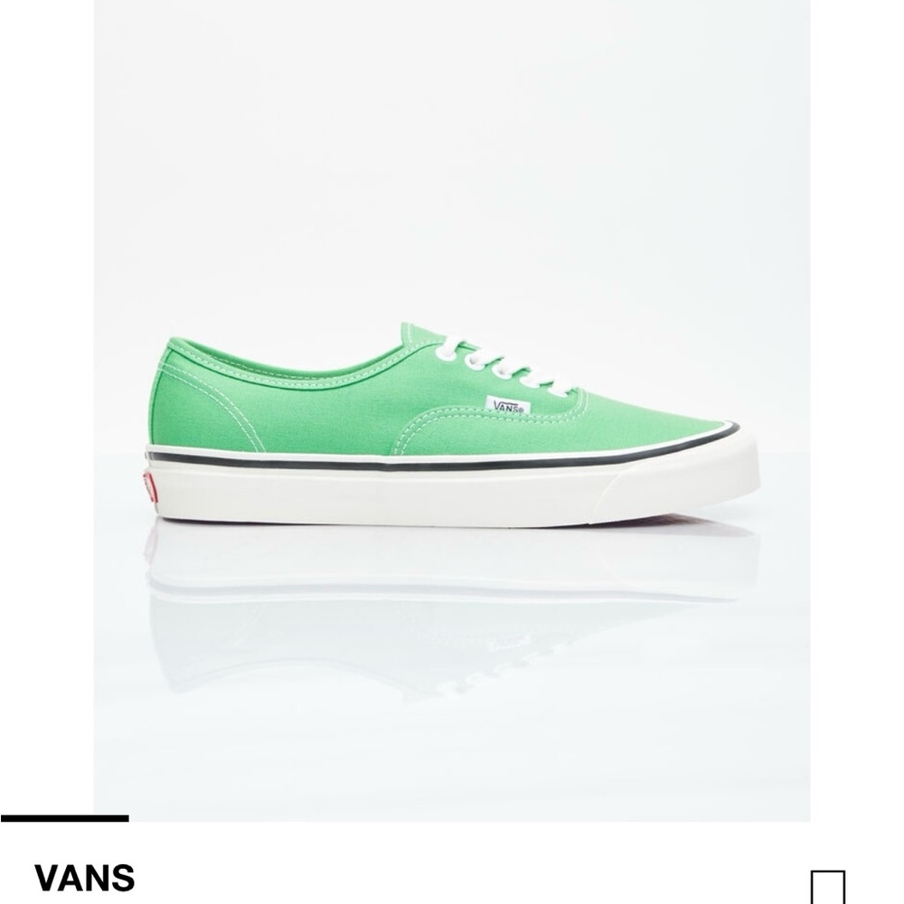 Vans Mint Green Canvas Shoes